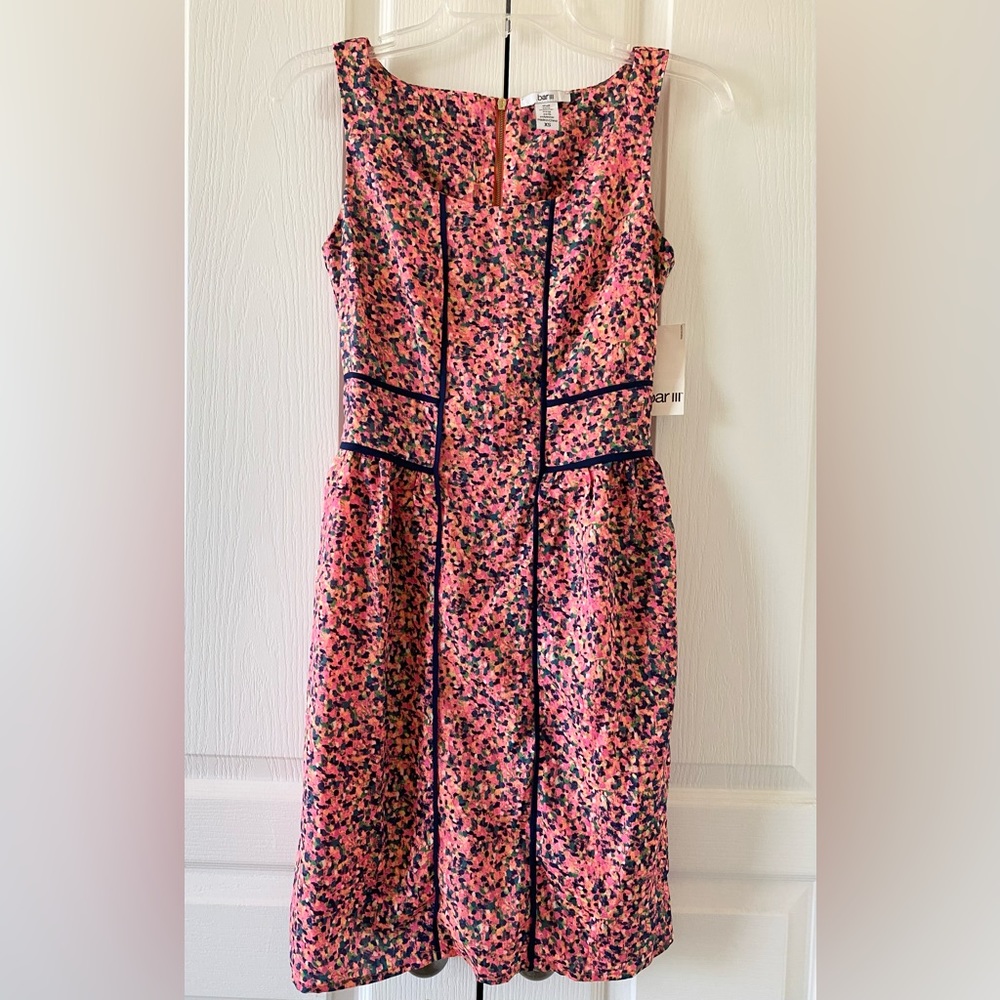 Bar III Sleeveless Dress - Pink Combo